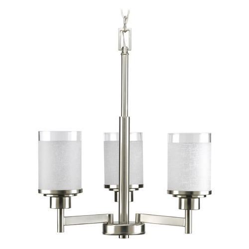 Progress Lighting Alexa Chandelier in Brushed Nickel by Progress Lighting P4458-09
