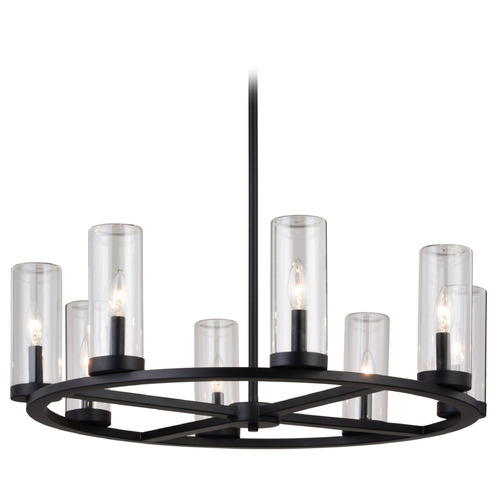 Vaxcel Lighting Vaxcel Lighting Grantley Matte Black Outdoor Chandelier H0291