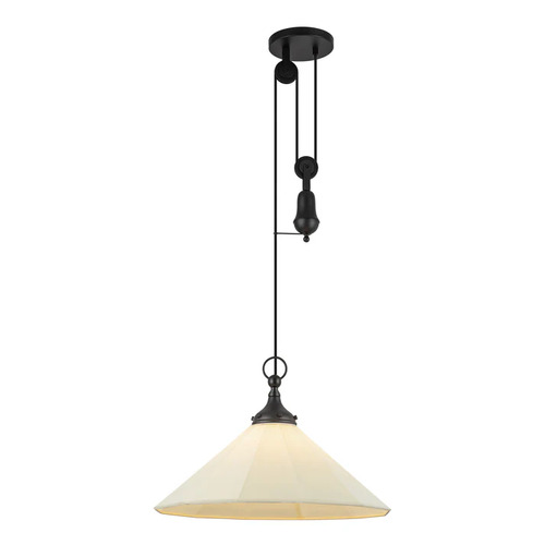Alora Lighting Alora Lighting Ellen Matte Black Pendant Light with Conical Shade PD447120MBWL