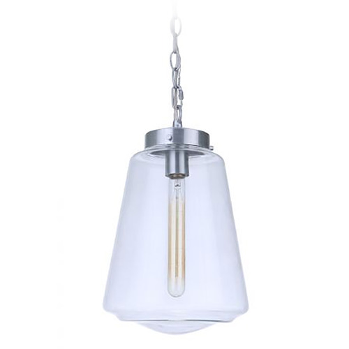 Craftmade Lighting Laclede Satin Aluminum Outdoor Hanging Light by Craftmade Lighting ZA3821-SA