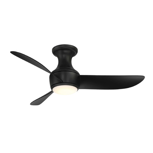 Modern Forms by WAC Lighting Modern Forms Corona Matte Black LED Ceiling Fan with Light FH-W2203-44L-27-MB