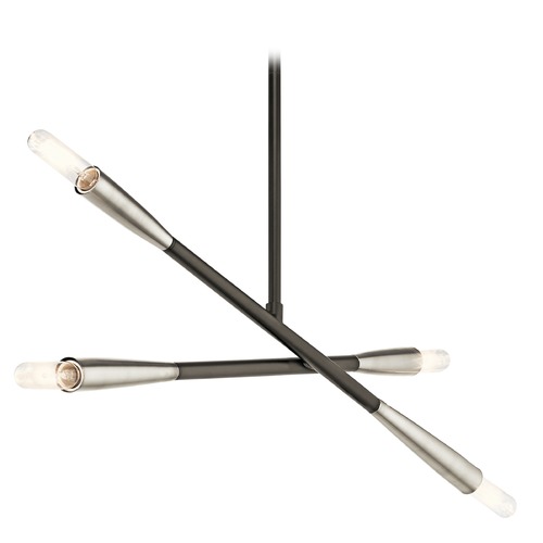Kichler Lighting Branches 33.50-Inch Wide Chandelier in Black by Kichler Lighting 43794BK