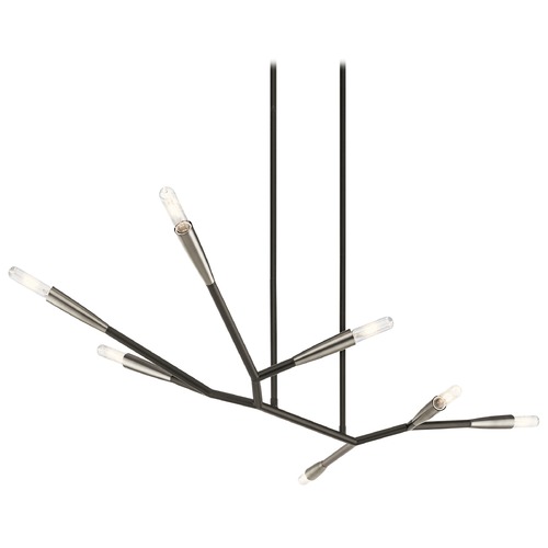 Kichler Lighting Branches 49.25-Inch Linear Chandelier in Black by Kichler Lighting 43795BK