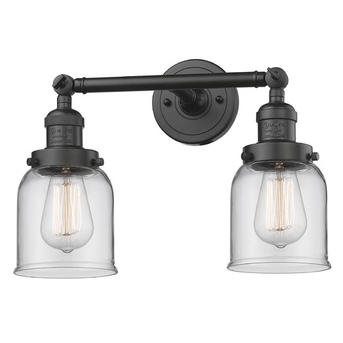 Innovations Lighting Small Bell Oil Rubbed Bronze Bathroom Light by Innovations Lighting 208-OB-G52