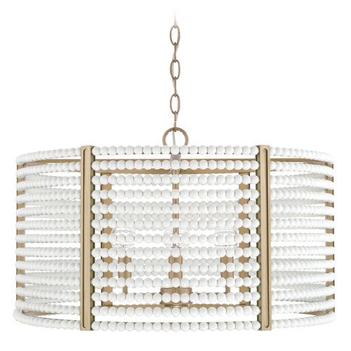 Capital Lighting Brynn 23.25-Inch Pendant in Painted Aged Brass by Capital Lighting 347141AP
