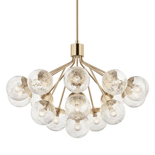 Kichler Lighting Silvarious Convertible Chandelier in Champagne Bronze by Kichler 52702CPZ