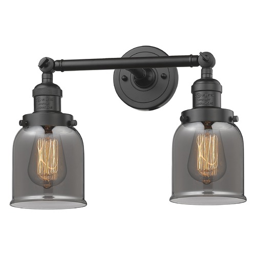 Innovations Lighting Small Bell Oil Rubbed Bronze Bathroom Light by Innovations Lighting 208-OB-G53