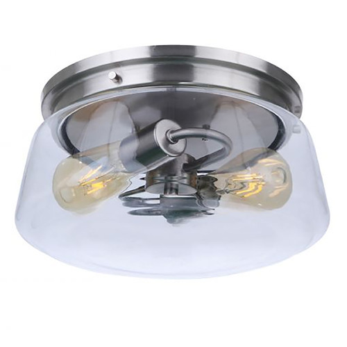 Craftmade Lighting Laclede Satin Aluminum Flush Mount by Craftmade Lighting ZA3837-SA