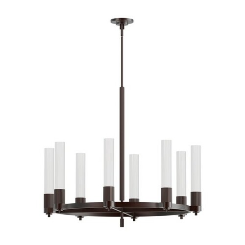 Alora Lighting Rue 38-Inch Chandelier in Warm Bronze by Alora Lighting CH416108WB