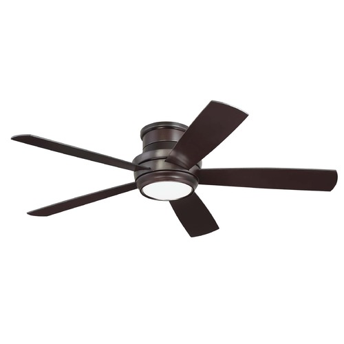 Craftmade Lighting Tempo 52-Inch LED Hugger Fan in Oiled Bronze by Craftmade Lighting TMPH52OB5