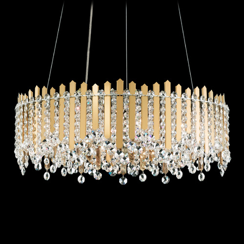 Schonbek Lighting Schonbek Worldwide Lighting Chatter Gold Mirror Pendant Light MX8343N-301O