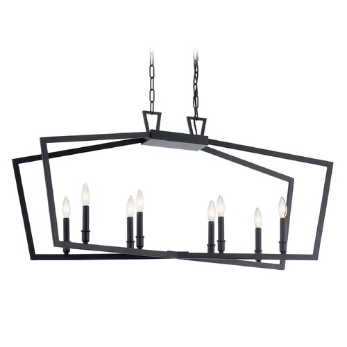 Kichler Lighting Abbotswell 8-Light Black Pendant by Kichler Lighting 43494BK