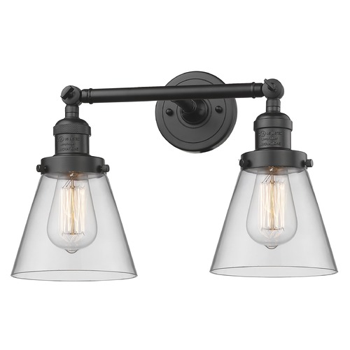 Innovations Lighting Small Cone Oil Rubbed Bronze Bathroom Light by Innovations Lighting 208-OB-G62