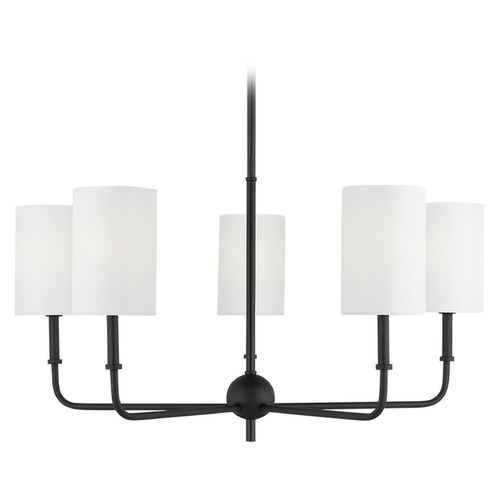 Visual Comfort Studio Collection Visual Comfort Studio Collection Foxdale Midnight Black Chandelier 3109305-112