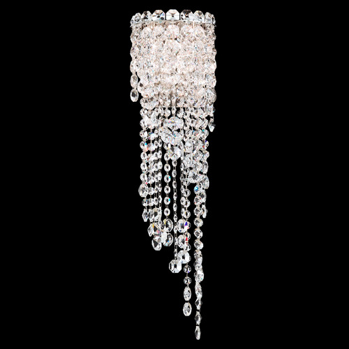 Schonbek Lighting Schonbek Worldwide Lighting Chantant Polished Stainless Steel Sconce CH0833N-401R