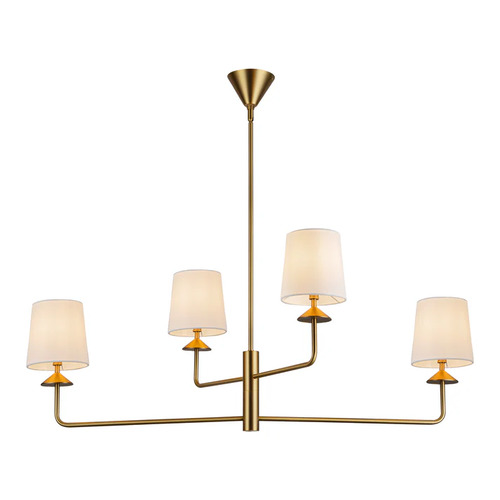 Alora Lighting Alora Lighting Bridgette Brushed Gold Chandelier CH497445BGWL