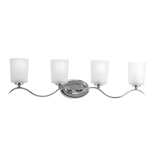 Progress Lighting Inspire 4-Light Bath Light in Polished Chrome by Progress Lighting P2021-15