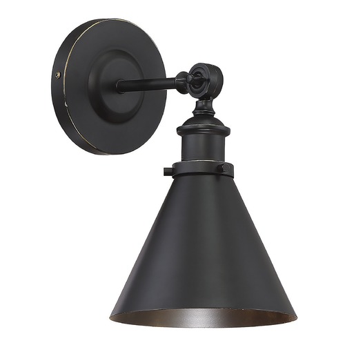 Savoy House Glenn Adjustable Metal Wall Sconce in Classic Bronze by Savoy House 9-0901-1-44