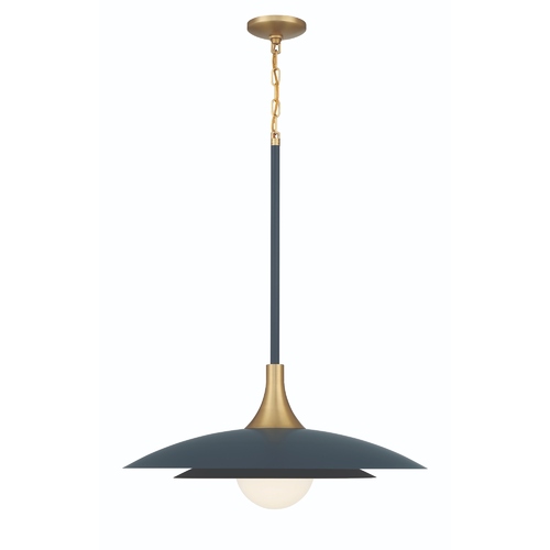 Eurofase Lighting Welsh 24-Inch Pendant in Blue by Eurofase 46785-022
