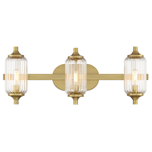 Savoy House Savoy House Lighting Holton Warm Brass Bathroom Light 8-3024-3-322