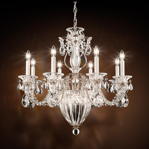 Schonbek Lighting Bagatelle Antique Silver Crystal Chandelier by Schonbek Lighting 1238N-48H