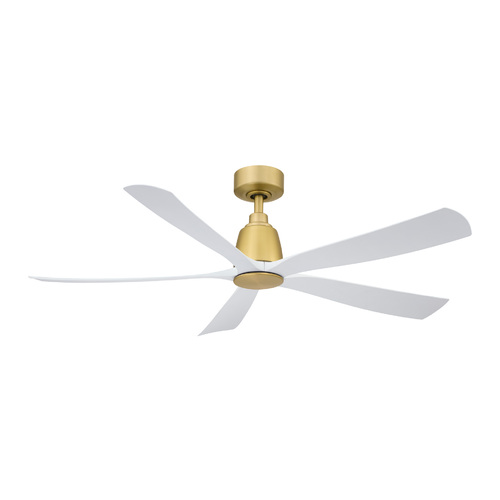 Fanimation Fans Kute5 52-Inch Ceiling Fan in Brushed Satin Brass by Fanimation Fans FPD5534BS