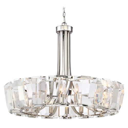 Metropolitan Lighting Castle Aurora Polished Nickel Chandelier by Metropolitan Lighting N6986-613
