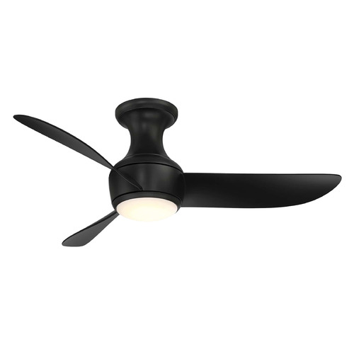 Modern Forms by WAC Lighting Modern Forms Corona Matte Black LED Ceiling Fan with Light FH-W2203-44L-MB