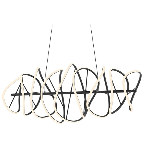 Kuzco Lighting Collide Black LED Linear Light by Kuzco Lighting CH96442-BK