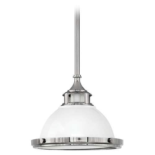 Hinkley Amelia Small Polished Nickel Pendant by Hinkley Lighting 3122PT