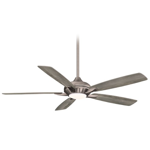 Minka Aire Dyno XL 60-Inch Smart LED Fan in Burnished Nickel by Minka Aire F1001-BNK