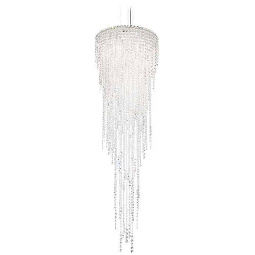 Schonbek Lighting Schonbek Worldwide Lighting Chantant Polished Stainless Steel Pendant Light CH1813N-401O