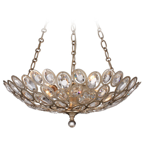 Crystorama Lighting Crystorama Lighting Sterling Distressed Twilight Mini-Chandelier 7584-DT