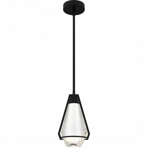 Quoizel Lighting Luca Mini Pendant in Matte Black by Quoizel Lighting PCLUA1507MBK