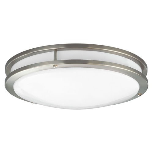 Progress Lighting 14-Inch LED Flush Mount in Brushed Nickel by Progress Lighting P7253-0930K9