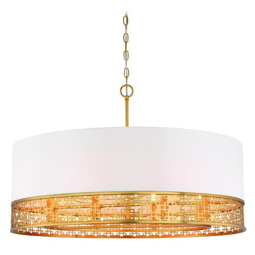 Metropolitan Lighting Blairmoor 8-Light Pendant in Honey Gold by Metropolitan Lighting N7788-248
