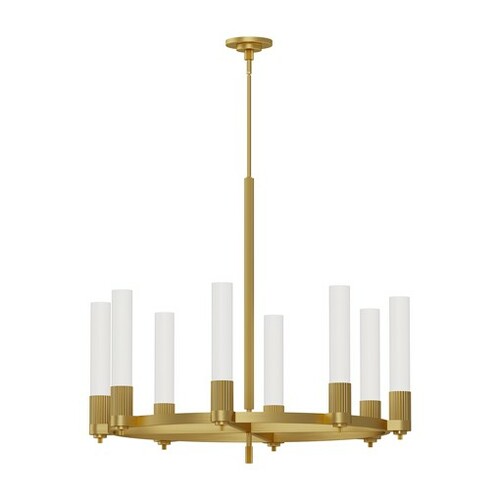 Alora Lighting Rue 38-Inch Chandelier in Brushed Gold by Alora Lighting CH416108BG