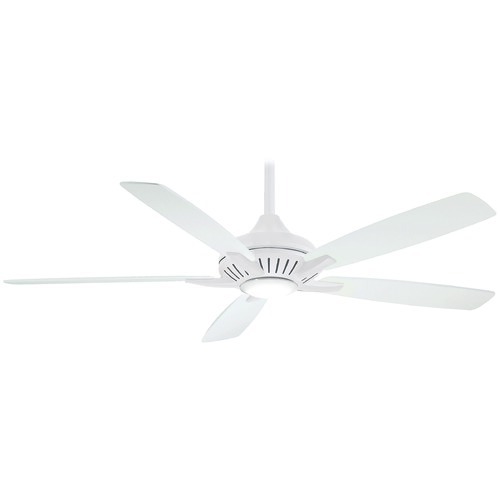 Minka Aire Dyno XL 60-Inch LED Ceiling Fan in White by Minka Aire F1001-WH