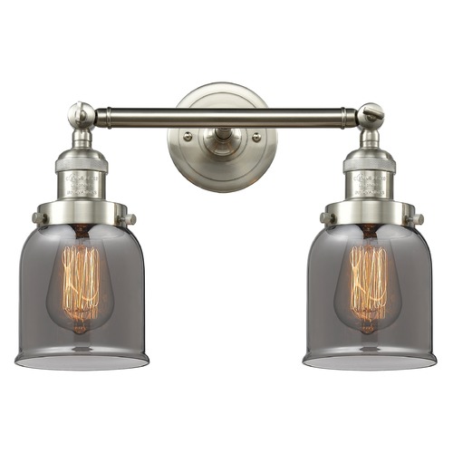 Innovations Lighting Small Bell Brushed Satin Nickel Bathroom Light by Innovations Lighting 208-SN-G53
