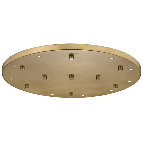 Z-Lite Z-Lite Multi Point Canopy Rubbed Brass Ceiling Adaptor CP2411R-RB