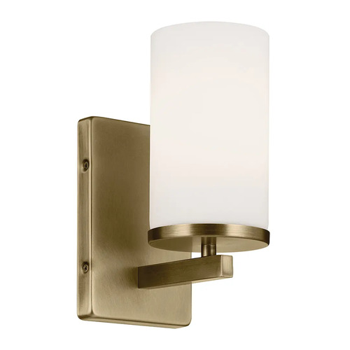 Kichler Lighting Kichler Lighting Crosby Natural Brass Sconce 45495NBR