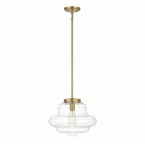 Meridian 15-Inch Pendant in Natural Brass by Meridian M7022NB