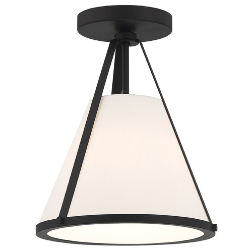 Crystorama Lighting Crystorama Lighting Fulton Black Semi-Flushmount Light FUL-900-BK_CEILING