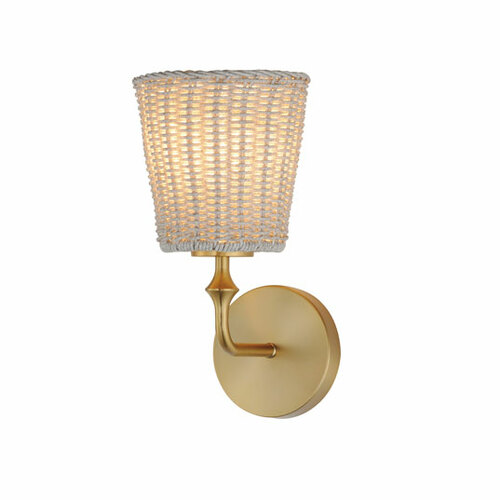 Maxim Lighting Baja Single-Light Wall Sconce in Natural Aged Brass by Maxim Lighting 21481WWTNAB