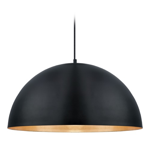 Eglo Lighting Gaetano Black & Gold LED Pendant by Eglo Lighting 201294A
