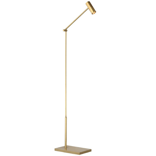 Visual Comfort Modern Collection Ponte Small Floor Lamp in Antique Brass by Visual Comfort Modern SLFL57230HAB