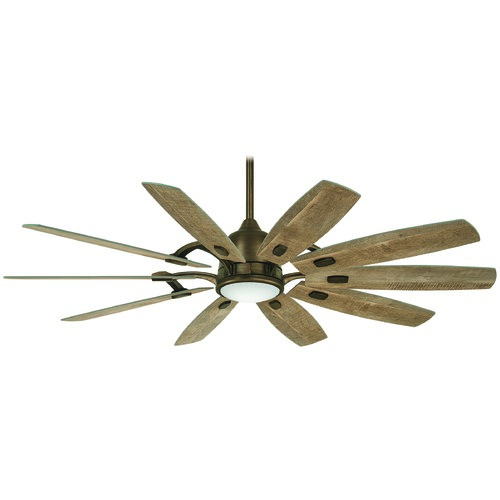 Minka Aire Barn 65-Inch Fan in Heirloom Bronze by Minka Aire F864L-HBZ