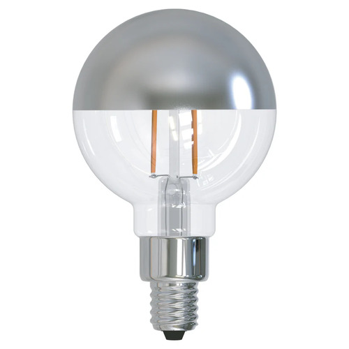 Bulbrite 2.5W G16 2700K Half Chrome E12 Base LED Light Bulb by Bulbrite 776771