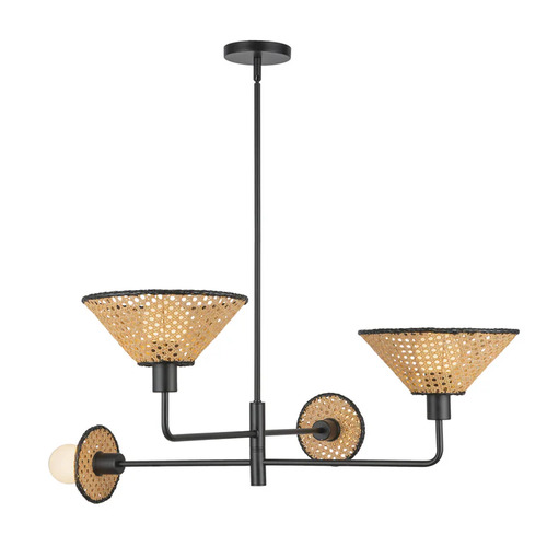 Alora Lighting Alora Lighting Piper Matte Black Chandelier CH432438MB