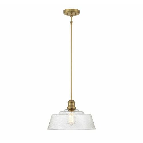 Meridian 15-Inch Pendant in Natural Brass by Meridian M7023NB